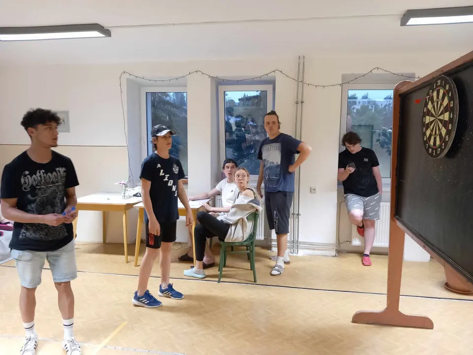 Hod šípkami do terča