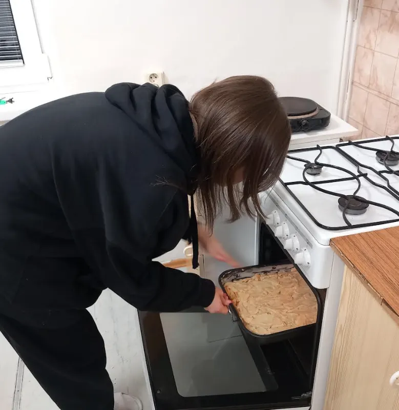 Pečenie jablkového koláča