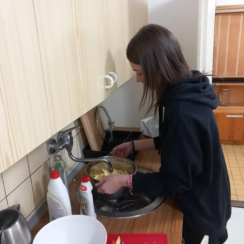 Pečenie jablkového koláča