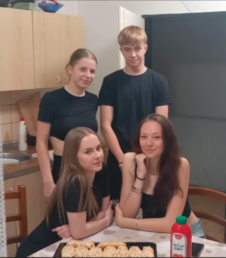 Zapekanka so syrovou omáčkou s hríbami a kečupom