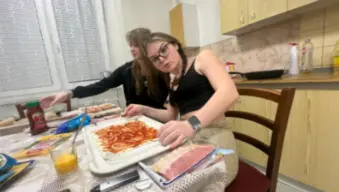 Pizza z lístkového cesta – fotografia 3